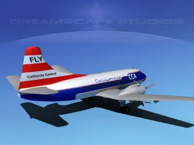 Martin 202 California Central 3D model