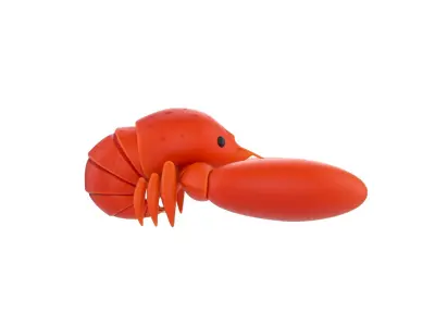 Character302 Crayfish 3D model