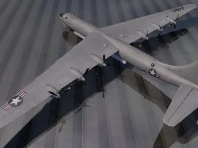 Convair XB-36 Peacemaker 3D model