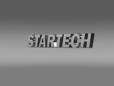 Startech Logo 3D model