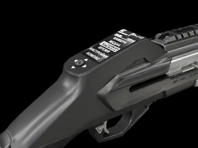 MP 155 in Ultima Chassis  Low-poly 3D model