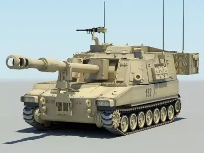 M109A6 Paladin 3D model