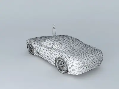 Muscle car template Free 3D model