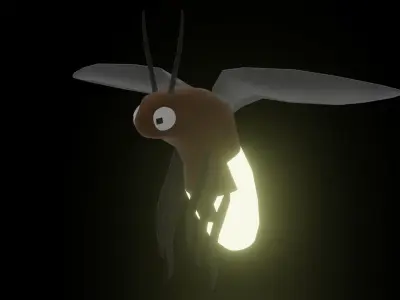 insect Low-poly 3D model