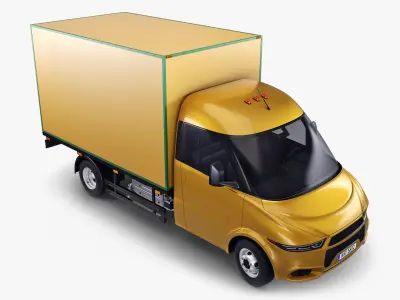 Generic Box Truck v 1 3D model