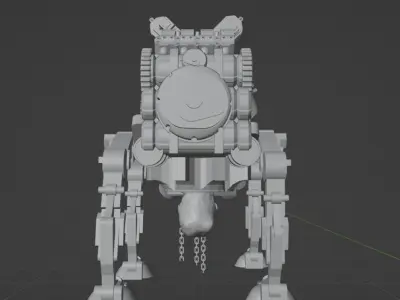 Robot Walker Free 3D model