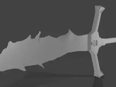 Fire Blade 3D model