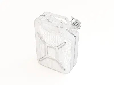 Canister military 3D model