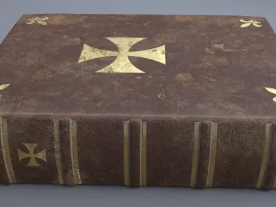Templars' Book 3D model