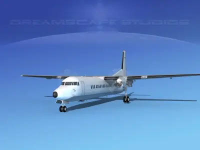 Fokker F-60 Unmarked 1 3D model