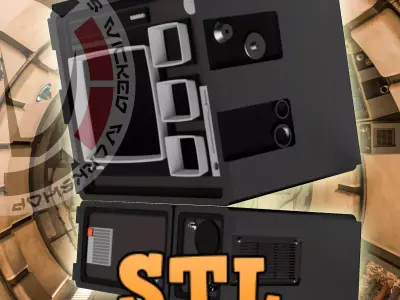 Galaxys Edge Smugglers Run Monitor Display 3D Print STL 3D print model