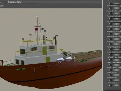 Supoert Vessel SV BobCat 3D model