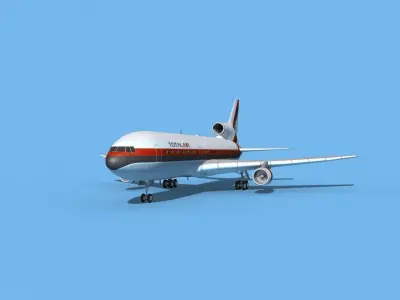 Lockheed L1011 Total Air 3D model