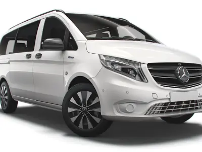 Mercedes Benz E Vito Tourer 2021 3D model purchase