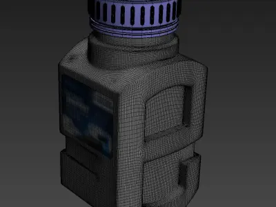 Toner Bottle Free 3D model