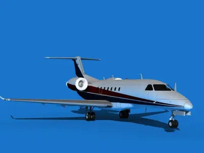 Embraer Praetor 600 V07 3D model