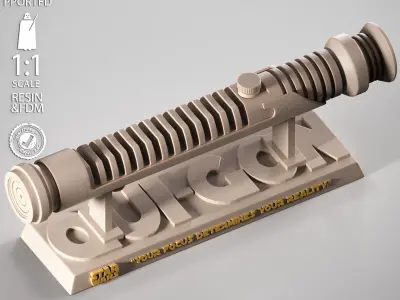 STAR WARS Quin Gon Jin Ligthsaber 3D print model