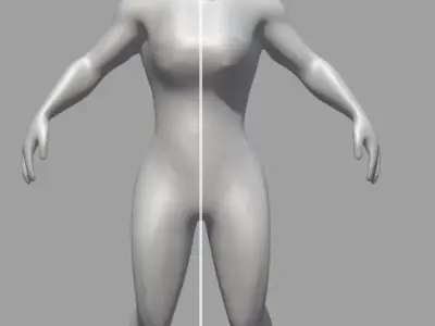 cute furry Free 3D model