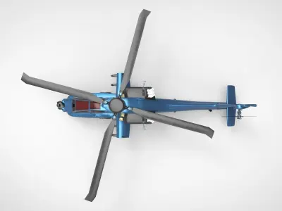 AH-64 Apache BLU 3D model