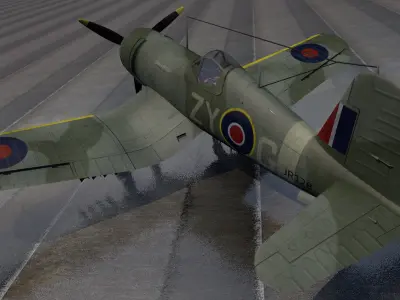 Chance Vought Outlaw Mk-1 3D model