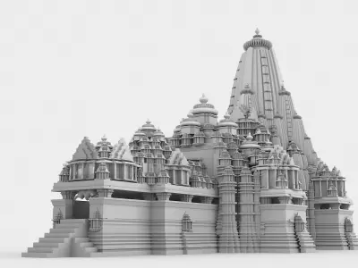 Kandariya Mahadev Temple 3D model