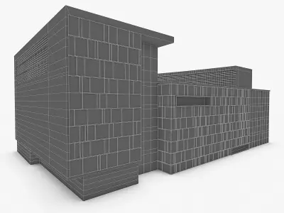 Office Building 03 Low-poly 3D model
