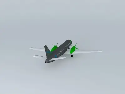 FlyRoyal SAAB 340 Free 3D model
