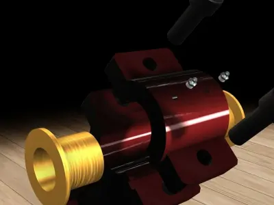 Plain Bearing Support Free 3D model