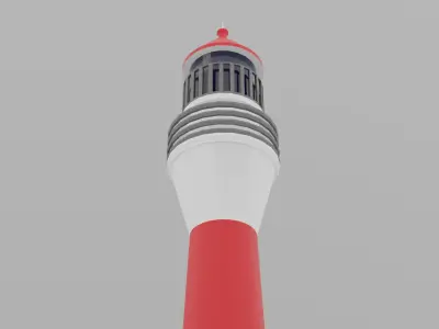 Lighthouse Low-poly 3D model
