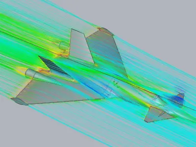 Printable High Speed Drone RC Body 3D print model