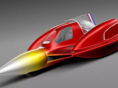 Turbo Sonic Concept Car Free Sample Model Free 3D model