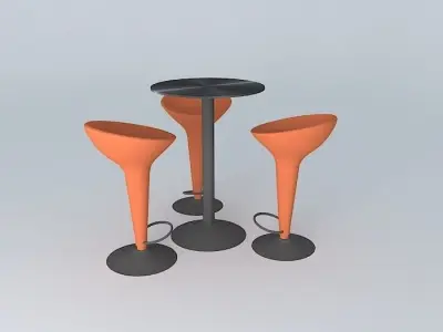 TABLE COCKTAIL Free 3D model