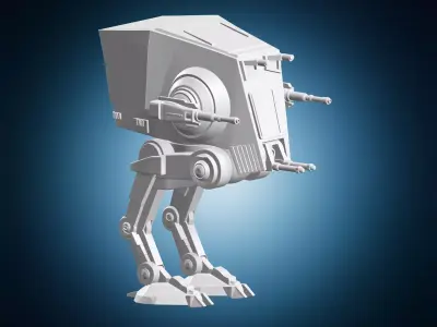 Star Wars at St Walker Model 3D print model