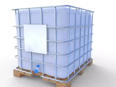 IBC Container 2 Low-poly 3D model