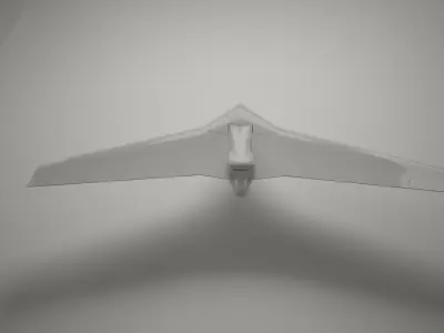 drone fighter jet 3D model
