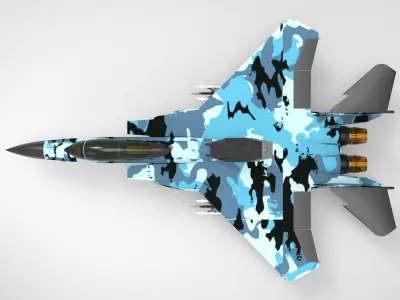 US Military Aircraft 6 list 3d model Part III 3D model