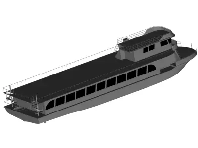 Recreational Ship 3D model