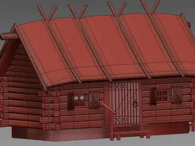 country cottage1 fbx Low-poly 3D model