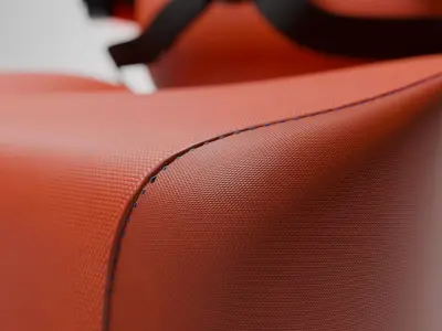 Simple Airplane Seat 3D model