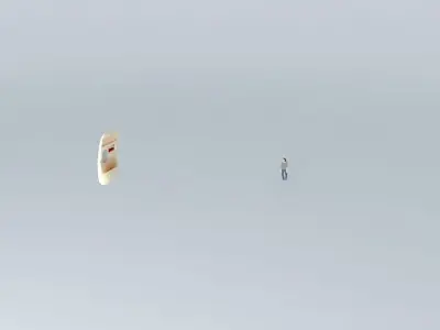 Boeing 747 800 Emrgency Exit Free 3D model