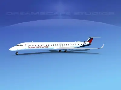 Bombardier CRJ1000 Adventure Charter 3D model