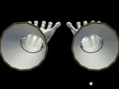 HIE Clean Hand Armor D180427 3D model
