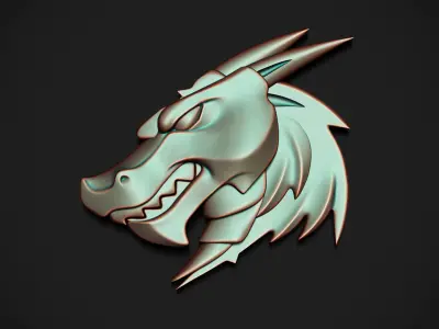 Dragon Relief Free 3D print model