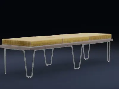 Alexis Bench Free 3D model