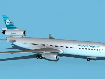 McDonnell Douglas MD-11 Finnair 3D model