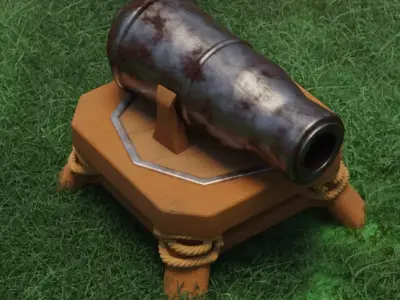 Clash of clans cannon Free 3D model