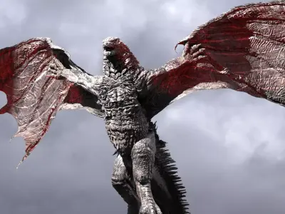 Drake God Lizard Dark Lord  3D model