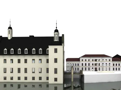 6x world famous castles 3D Model Collection