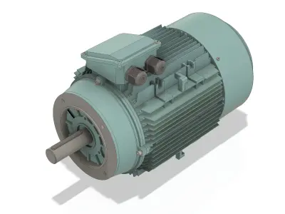 3 Phase AC induction motors - Frame size 160L 3D model