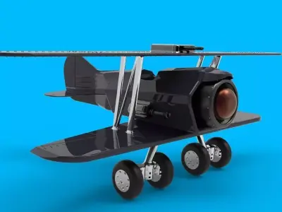 Jet Biplane 3D print model